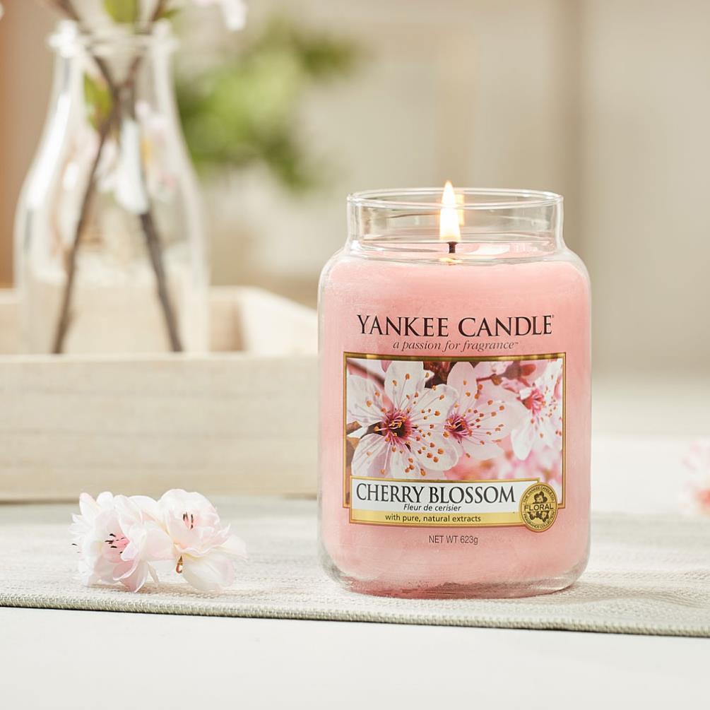 Yankee Candle Cherry Blossom Large Jar Extra Image 1